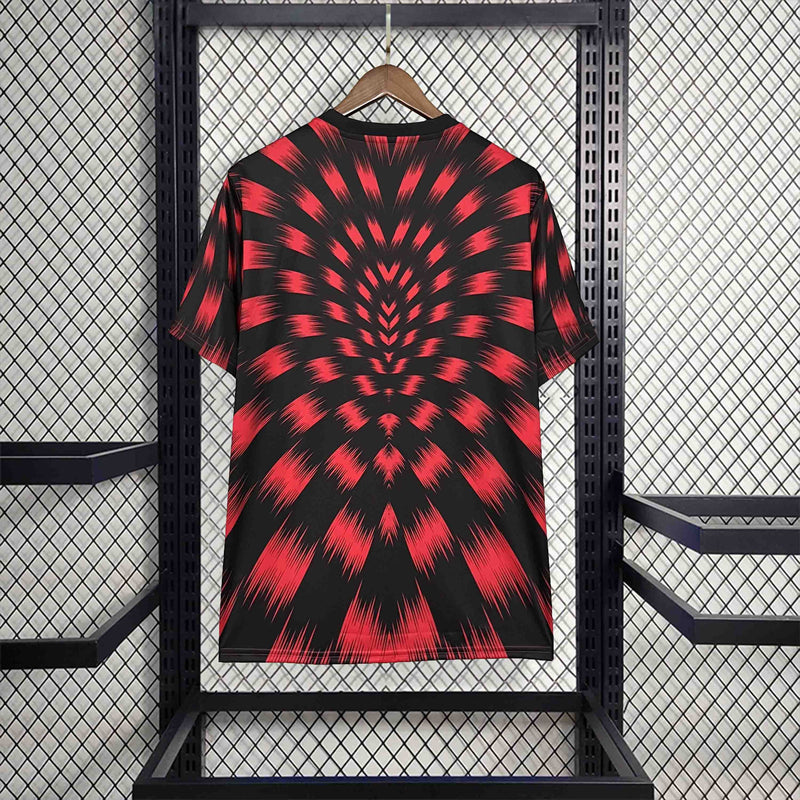 CAMISOLA DO FLAMENGO 25/26 VERMELHO E PRETO TREINO