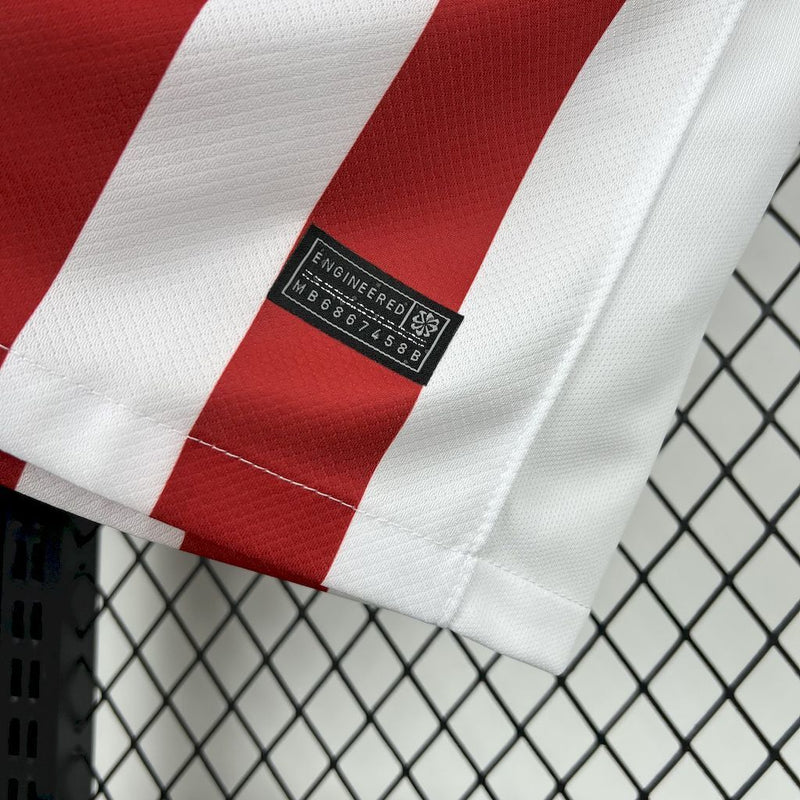 CAMISOLA DO ATLETICO DE MADRID 25/26 BRANCO E VERMELHO