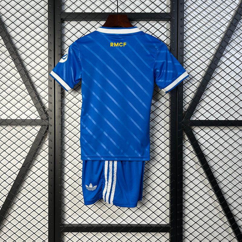KIT INFANTIL DO REAL MADRID 25/26 AZUL
