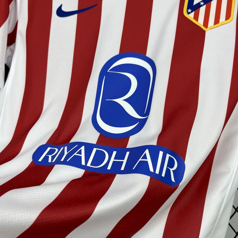 CAMISOLA DO ATLETICO DE MADRID 25/26 BRANCO E VERMELHO