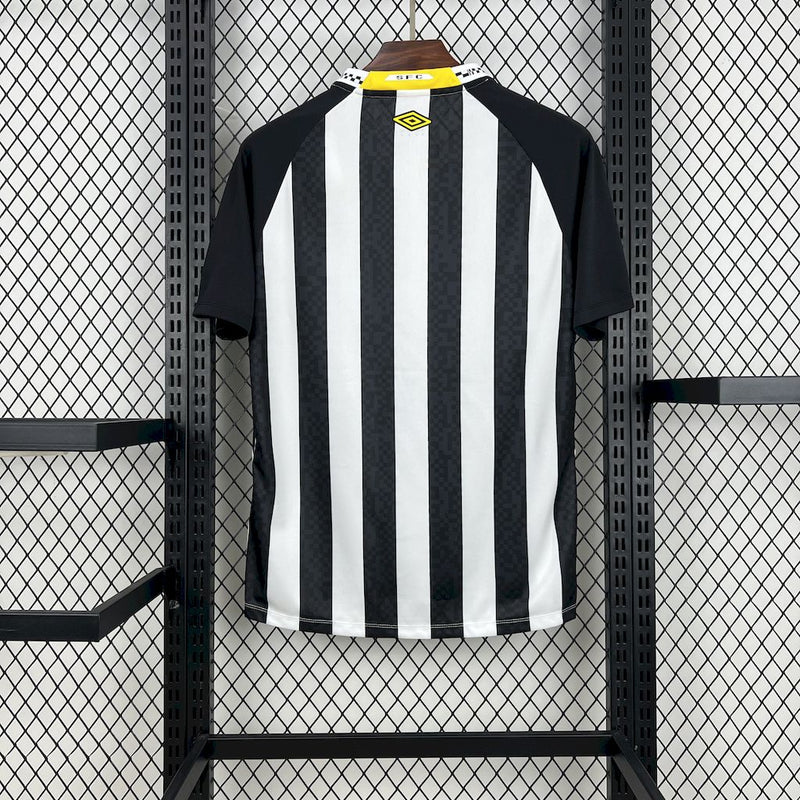 CAMISOLA DO SANTOS 25/26 BRANCO E PRETO