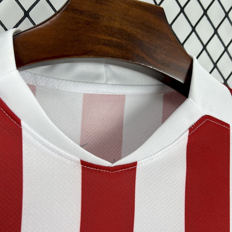 CAMISOLA DO ATLETICO DE MADRID 25/26 BRANCO E VERMELHO