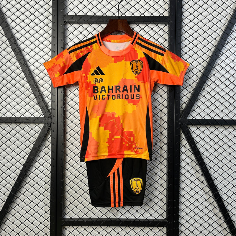 KIT INFANTIL DO PSG 25/26 LARANJA